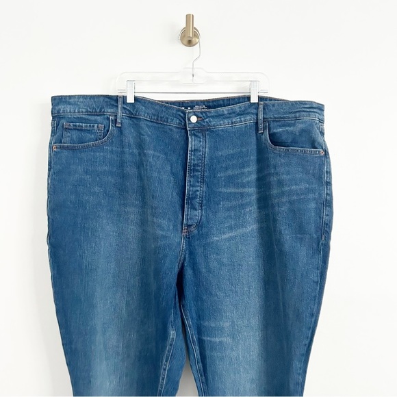NEW Old Navy Extra High Rise Kicker Boot-Cut Dark Wash Jeans Plus Size 28 - Picture 4 of 8